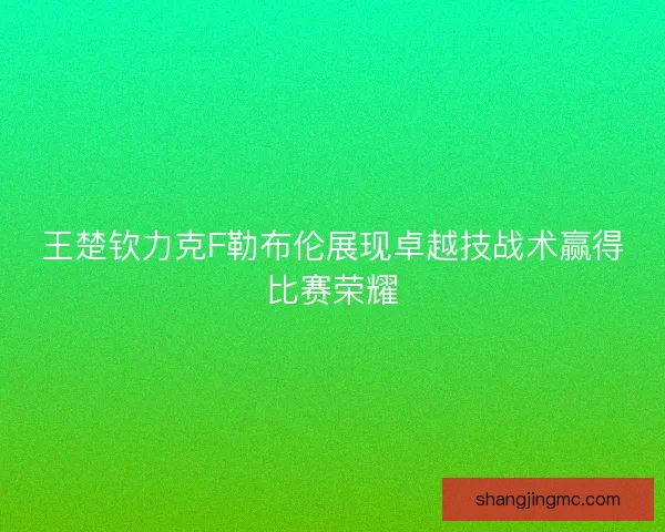 王楚钦力克F勒布伦展现卓越技战术赢得比赛荣耀